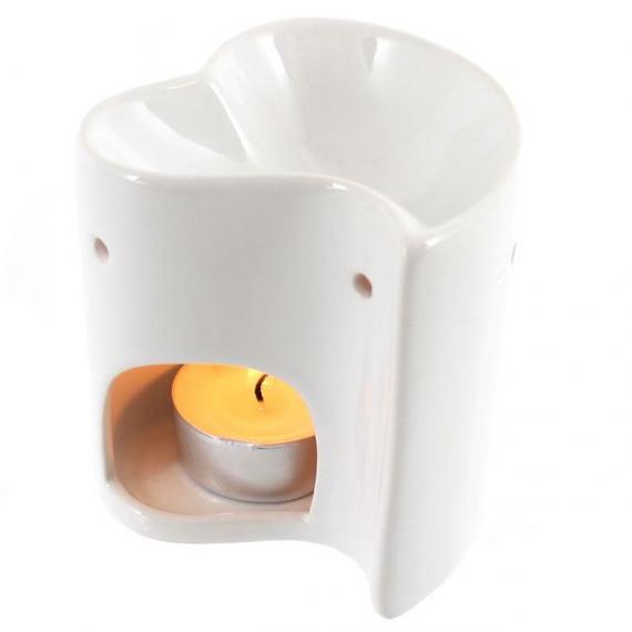 Picture of Whiteheart Wax Burner with Tealights and Scented Wax Melt