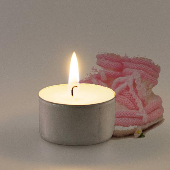 Baby Powder Scented Tealights