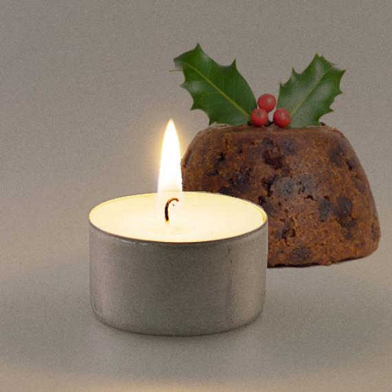 Christmas Pudding Scented Tealights
