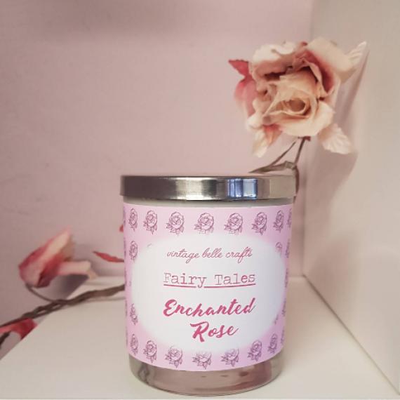Picture of Enchanted Rose Scented Fairytale Candle