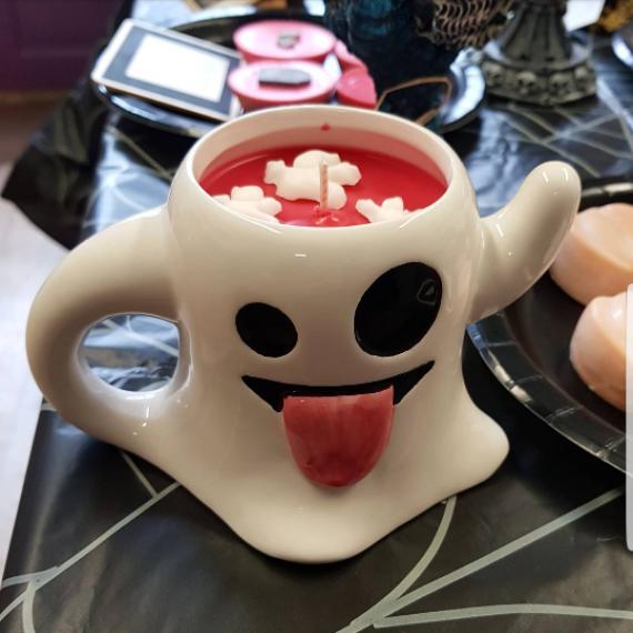 Ghost Mug Candle