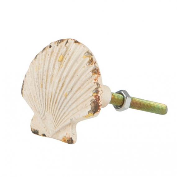 Picture of Vintage Scallop Shaped Seashell Drawer Knob