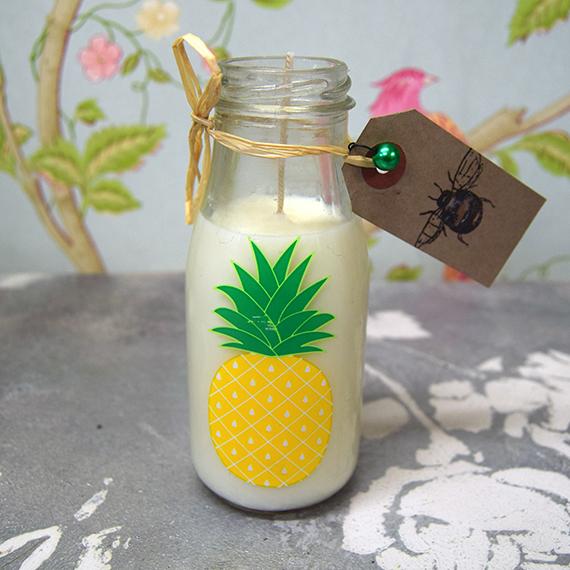 Picture of Pineapple Bottle Candle