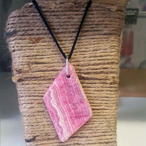 Picture of Unique Handcrafted Rhodochrosite Pendant